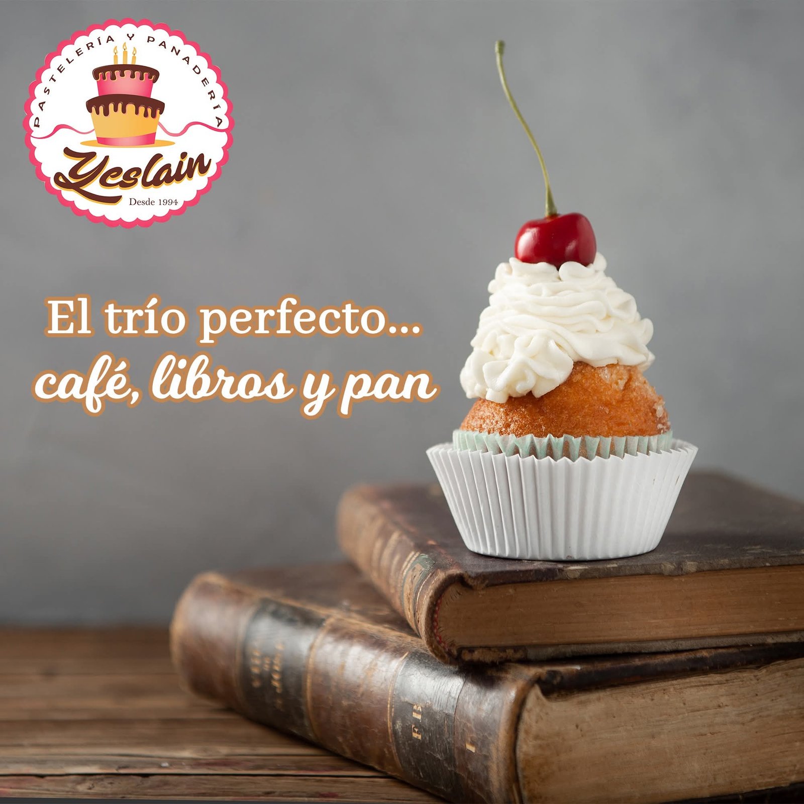 Cupcake con cereza